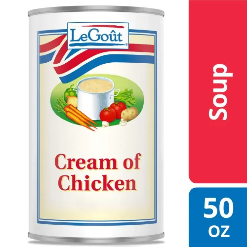Vista 2 de LeGoût - Latas de sopa condensada de crema de pollo, 50 onzas, paquete