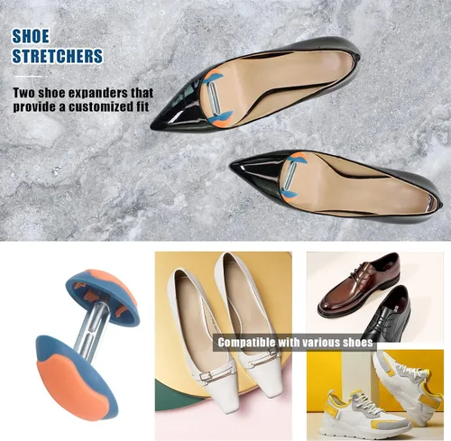 Vista 3 de Mini ensanchadores de zapatos para pies anchos, expansor antideslizante más ancho ajustable para hombres y mujeres, zapatos de cirugía plástica