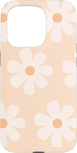 Vista 14 de Orange Floral Aesthetics Daisy Flower Daisies Pattern Case for iPhone 16