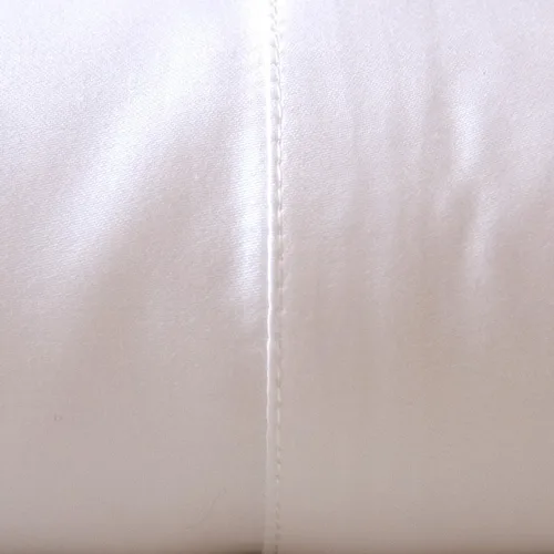 Vista 5 de Juego de sábanas de algodón orgánico 100% puro, 4 piezas, sin químicos, transpirable, color blanco, comodidad sensual (tamaño matrimonial)