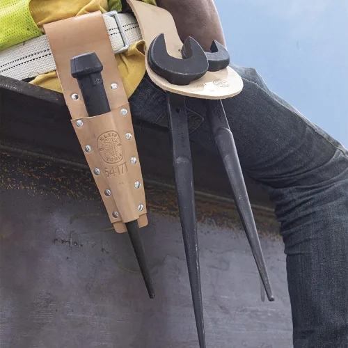 Vista 6 de KLEIN TOOLS 3213TT - Llave de construcción con agujero de sujeción, fabricada en Estados Unidos, apertura nominal de 1-7/16 pulgadas, perno de 7/8