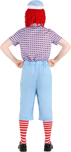 Vista 4 de Raggedy Andy - Disfraz para hombre y adulto