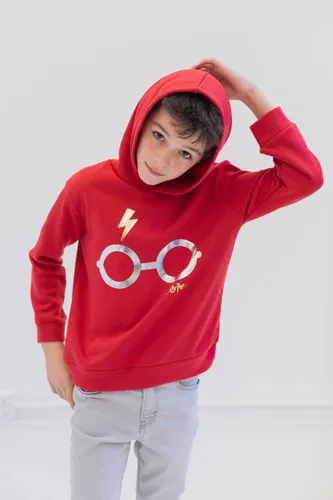 Vista 2 de Harry Potter Sudadera con capucha de forro polar para niños pequeños a niños grandes, Oro