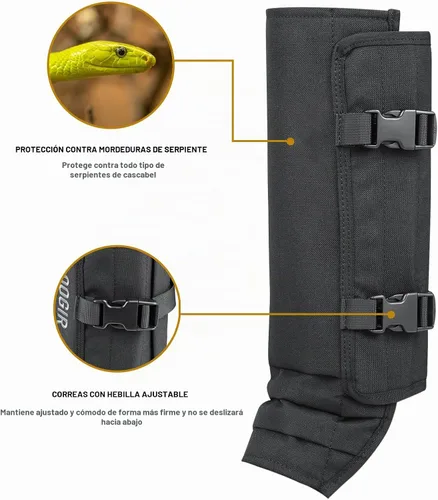 Vista 3 de Snake Gaiters Leg Guards: Waterproof Snake Chaps for Hunting, Adjustable Leg Gaiter Snake Bite Protection for Lower Legs, Lightweight Flexible