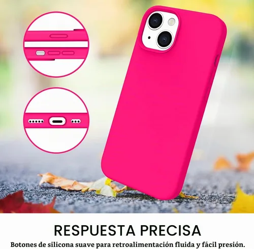 Vista 7 de BENTOBEN Funda para iPhone 14 Plus, ajuste delgado, de silicona líquida, de goma suave, antiarañazos, a prueba de golpes, con forro de microfibra