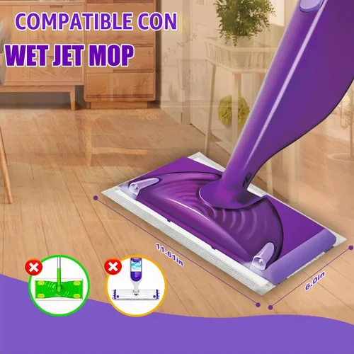 Vista 2 de Paquete de 30 repuestos de almohadillas para trapeador Swiffer Wet Jet Mop