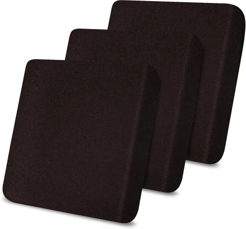 Vista 110 de Fundas de cojín tipo cuero para sofá, juego de fundas protectoras de muebles para sillón seccional, sofá biplaza de tela de elastano elástica