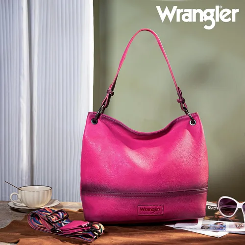 Vista 91 de Wrangler Hobo - Bolsas para mujer de cuero vegano con asa superior, bolsos de hombro y bolsos