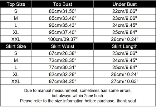 Vista 7 de Women's Rave Outfit Sets For Women Festivals 2 Pcs Metallic Tops Skirt EDM Party Club Holographic Rave Outfits