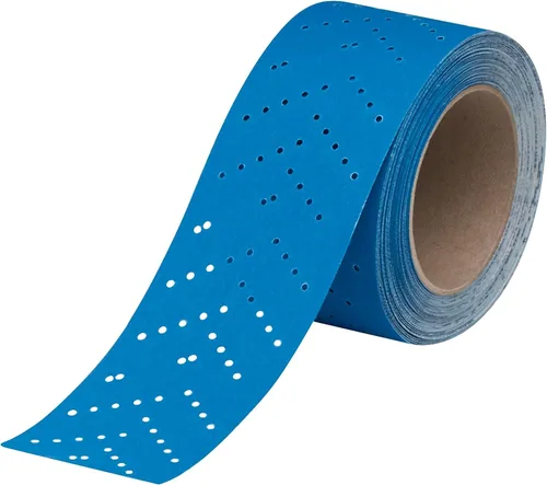 Vista 38 de 3M 3M-36142 Hookit disco abrasivo azul multi-agujero, 3" 80 Grado