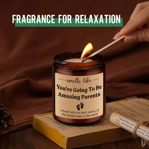 Vista 5 de Velas GSPY, regalos para padres nuevos para parejas, mamá futura ser