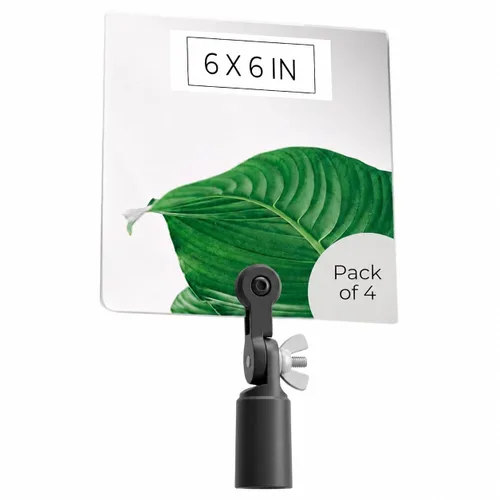 Vista 15 de Espejo de inspección Flex Vue con adaptador roscado, 3.5 pulgadas x 6 pulgadas
