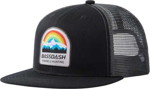 Vista 8 de BASSDASH Gorra de Camionero de Ala Plana Ajustable con Snapback y Malla para Hombres y Mujeres
