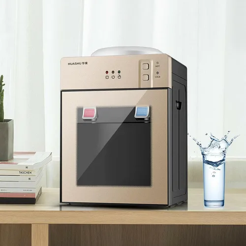 Vista 12 de Dispensador de agua de encimera de carga superior para botella de 5 galones, dispensador de enfriador de agua fría y caliente, máquina eléctrica