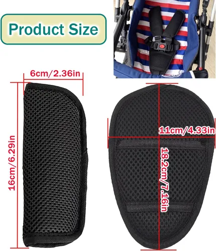 Vista 2 de Universal 5 Point High Chairs Safety Harness Strap Belt,Adjustable Harness Seatbelt Straps