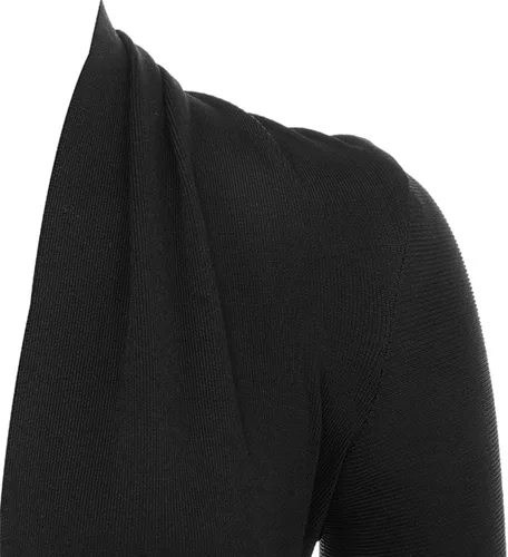 Vista 3 de Vestido de corte bajo HLBandage de manga larga Bodycon