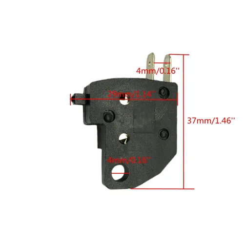 Vista 2 de Kit de interruptor de parada de luz de cilindro maestro de freno hidráulico delantero derecho para motocicleta pieza de repuesto compatible