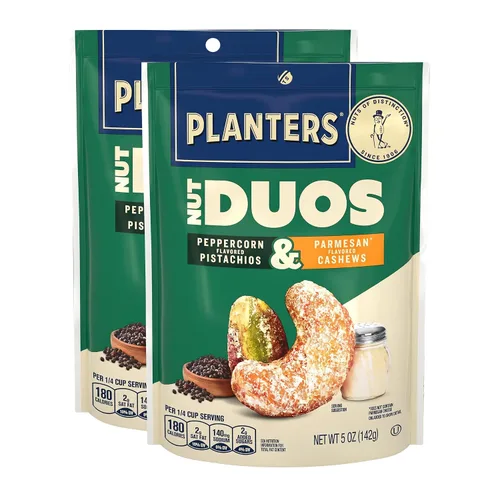 Vista 14 de PLANTERS Nut Duos, Espresso Avellanas y Cacao Anacardos, Asados, 5 Oz