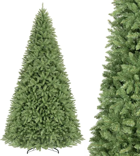 Vista 21 de GOFLAME Árbol de Navidad artificial de 4 pies con soporte de metal plegable