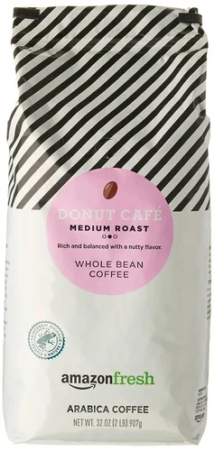 Vista 18 de Amazon Fresh, Just Bright - Café en grano entero tostado ligero, 32 onzas