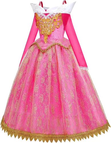 Vista 3 de Disfraz de princesa para niñas ropa de vestir de princesa para niñas pequeñas vestidos de princesa para niñas pequeñas Halloween