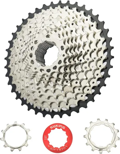 Vista 10 de CYSKY Casete de 11 velocidades 11-25T/11-28T/11-32T/11-36T/11-40T/11-42T/11-46T/11-50T/11-52T Compatible con Shimano/Sunrace/Sram Bike Freewheel