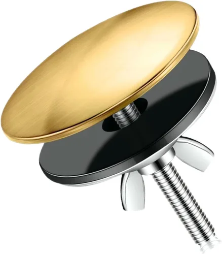 Vista 9 de LEIFIDE Tapa de orificio para fregadero de cocina de 2 pulgadas, tapa de orificio de fregadero con grifo, tapón de acero inoxidable, placa de metal