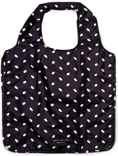 Vista 2 de Kate Spade New York Bolsas reutilizables para productos, bolsa de compras con bolsillo de almacenamiento con cremallera, bolsa de comestibles