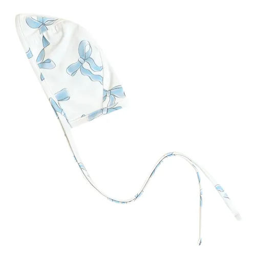 Vista 4 de Copper Pearl Gorros de bebé: ultra suave, cómodo de llevar, sombrero de sol para protección contra los rayos UV, diseño moderno a juego, 6-12 meses