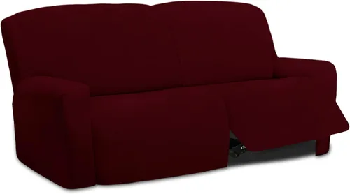 Vista 72 de Easy-Going - Funda elástica de microfibra para sofá reclinable seccional, suave vellón ajustable a tu sofá de 2 cuerpos, lavable, protector