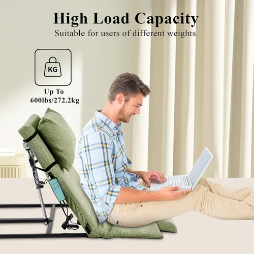 Vista 8 de Respaldo de cama elevadora - Asistencia de elevación de cama sentada, respaldo auxiliar eléctrico con control remoto, asistencia de cama