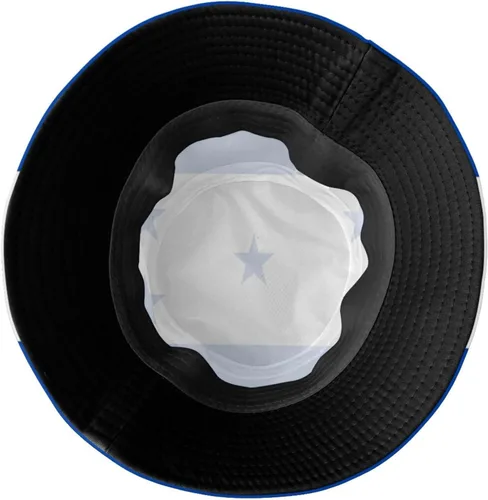 Vista 5 de Sombreros unisex de bandera de Honduras, sombreros de pescador hondureños, sombreros de pescador, sombreros de verano para viajes de verano