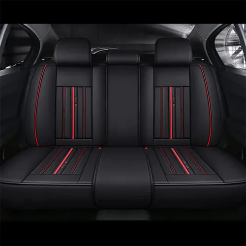 Vista 2 de Juego completo de fundas de asiento de automóvil compatibles con LR2 de cobertura completa, transpirable e impermeable, juego completo de accesorios