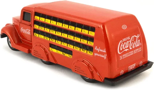 Vista 5 de Motor city classics Coca-Cola Diecast coleccionable Camión botella 1937 1:87 a escala fundida a presión modelo 424132 Producto
