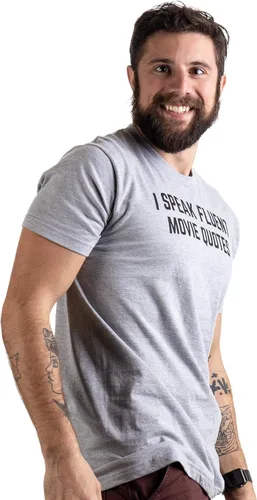 Vista 3 de I Speak Fluent Movie Quotes Funny Film Fan Sarcasmo Humor Hombres Mujeres Camiseta