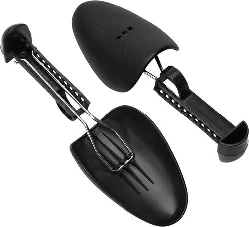 Vista 7 de AHIER Árboles de zapatos para hombres, 5 pares (10 unidades) árbol de plástico para tenis, zapatos ajustables para hombres, zapatos para zapatos