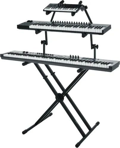 Vista 7 de Gator Frameworks 3rd Tier Add-On for X-Style Keyboard Stand, 60lbs Weight Capacity (GFW-KEY-5100XT)