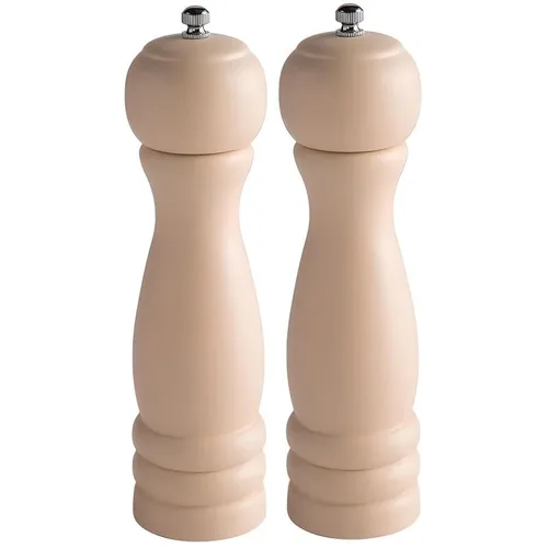 Vista 6 de OCS Parts Pro Series - Molinillo de pimienta de madera marrón con molinillo ajustable, molinillo tradicional de sal o pimienta de 8 pulgadas