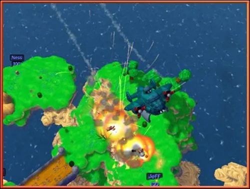 Vista 11 de Worms 3D - GameCube