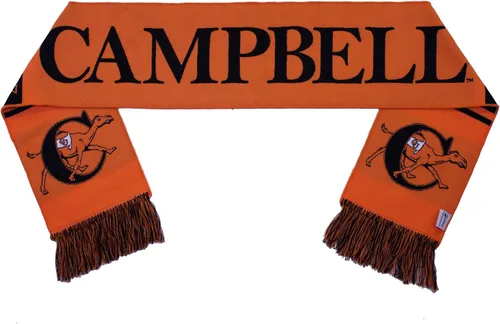 Vista 4 de Tradition Scarves Campbell University Bufanda Campbell Camels Classic Naranja Tejido