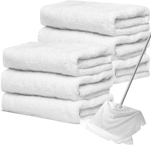Vista 12 de Newwiee 3 paños de limpieza de microfibra extra grandes de 30 x 20 pulgadas, lavables y reutilizables, sin manchas, sin pelusas, para limpiar