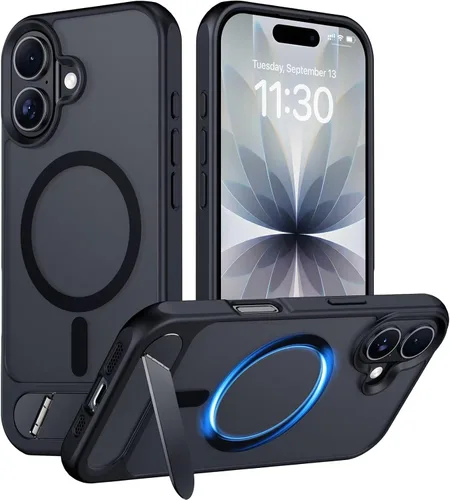 Vista 204 de Funda para iPhone 11 con compatibilidad magnética, [Soporte invisible incorporado][Compatible con MagSafe]