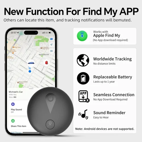 Vista 4 de Perseguidor indetectable de GPS para los vehículos, localizador en tiempo Negro