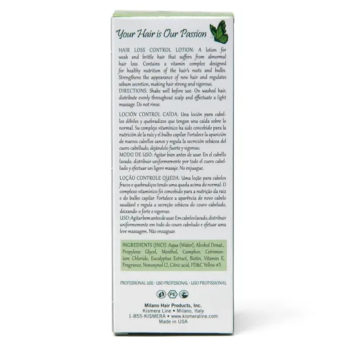 Vista 4 de Kismera Line Loción Control de Pérdida de Cabello 4oz "Set de 2