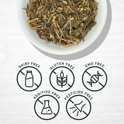 Vista 3 de Evergreen Herbs Pericon - Santa María 8 oz. - Bolsa de pie resellable para garantizar la frescura