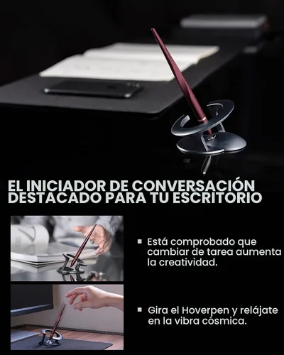 Vista 3 de novium Hoverpen Interstellar - Bolígrafo unisex, Mars Magma, ángulo de 23.5 grados, diseño premium, escritura suave, sin derrames Magma de Marte