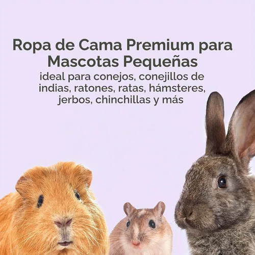 Vista 4 de Kaytee Lecho de papel Clean & Cozy con lavanda, hecho para animales pequeños, 24,6 litros Fresher habitats with rabbit bedding. Hamster bedding