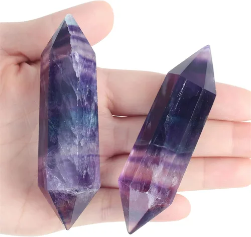 Vista 19 de YATOJUZI Varita de cristales curativos de obsidiana negra de 3.5 pulgadas, cristales naturales y piedras curativas, puntos de cristal de obsidiana