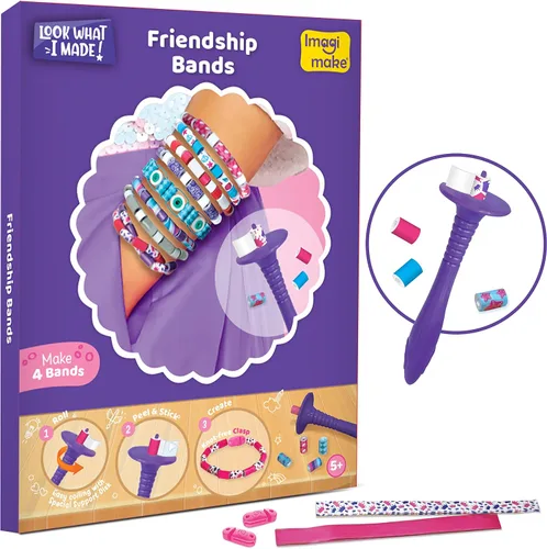 Vista 4 de Kit de manualidades Imagimake - Artes y manualidades para niños de 5 años en adelante - Arcilla de secado al aire, papel para quilling, arte
