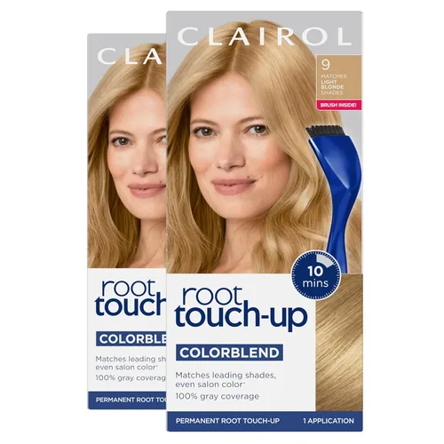 Vista 30 de Clairol Root Touch-Up de Nice'n Easy Tinte Permanente para el Cabello, 10 Rubio Extra Claro, Paquete de 1